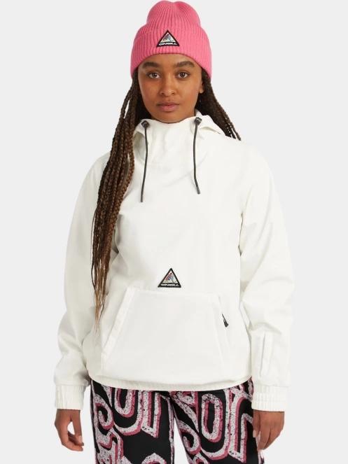 strat intermediar hibrid pt. femei O'Neill FWC'Play Softshell Hoodie alb 2