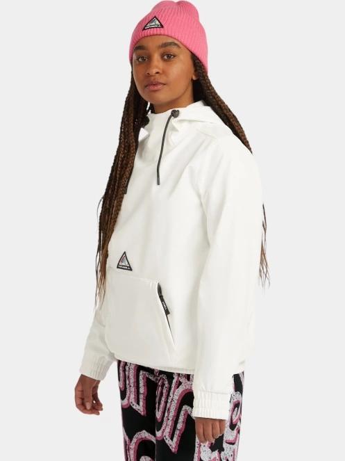 strat intermediar hibrid pt. femei O'Neill FWC'Play Softshell Hoodie alb 3