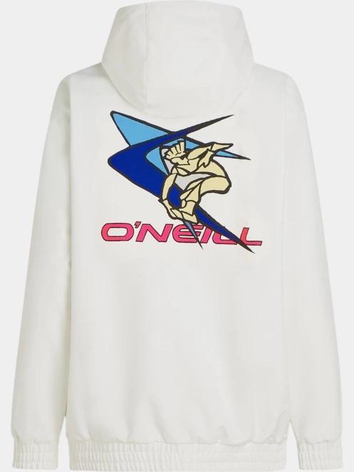 strat intermediar hibrid pt. femei O'Neill FWC'Play Softshell Hoodie alb 8