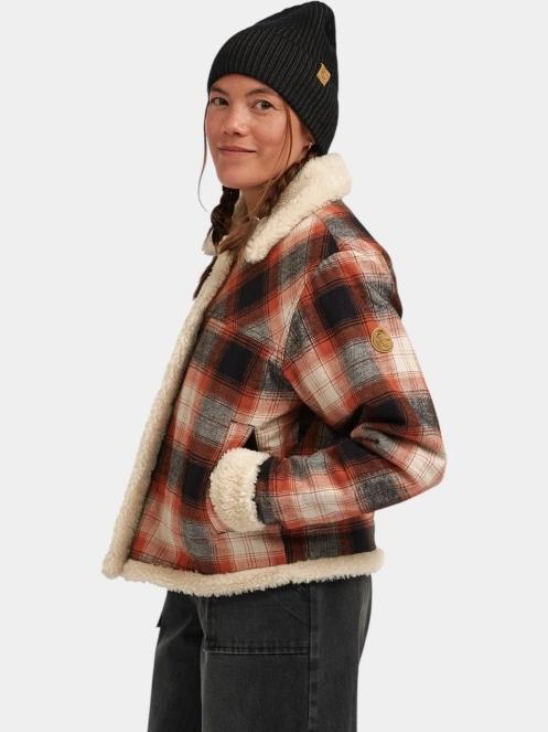 jacheta camasa pt. femei O'Neill O'riginals Fleece Lined Jacket portocaliu 3