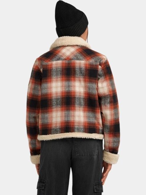 jacheta camasa pt. femei O'Neill O'riginals Fleece Lined Jacket portocaliu 4