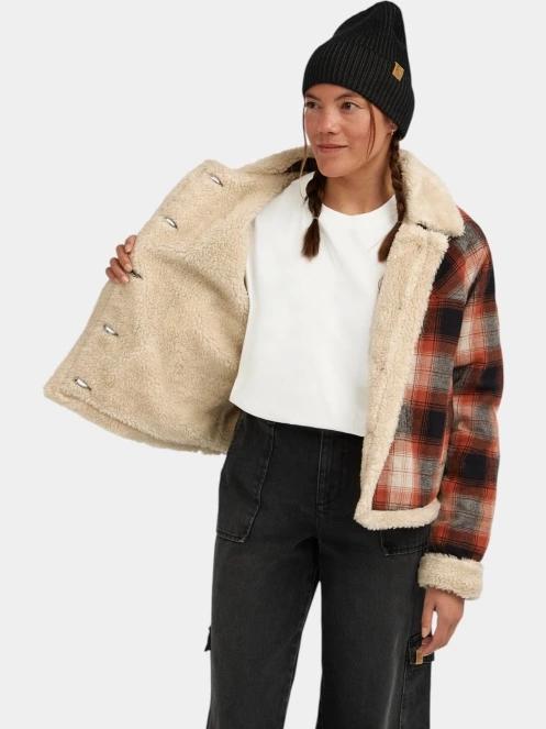 jacheta camasa pt. femei O'Neill O'riginals Fleece Lined Jacket portocaliu 6