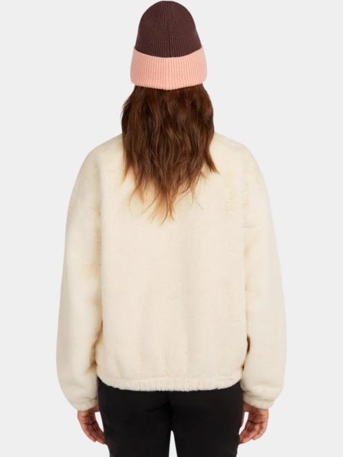 pulover polar pt. femei O'Neill O’Neill Must-Have Fz Faux Fur Jacket alb 4