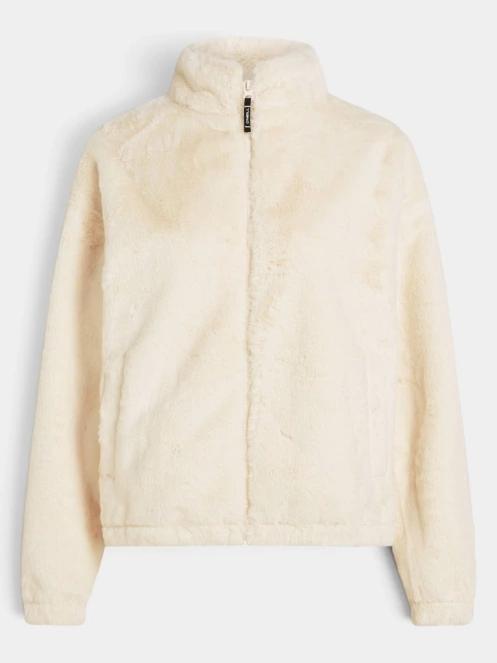 pulover polar pt. femei O'Neill O’Neill Must-Have Fz Faux Fur Jacket alb 7