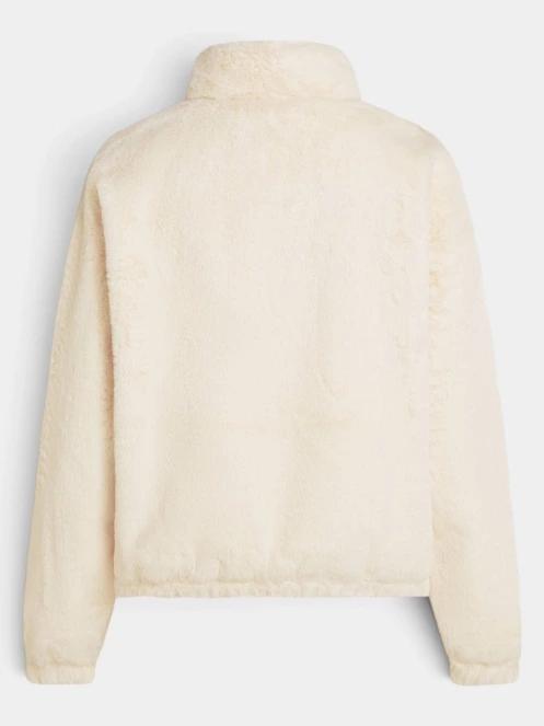 pulover polar pt. femei O'Neill O’Neill Must-Have Fz Faux Fur Jacket alb 8