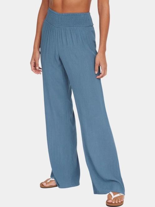 pantaloni lungi pt. femei O'Neill Johnny Smocked Waist Pants albastru 3