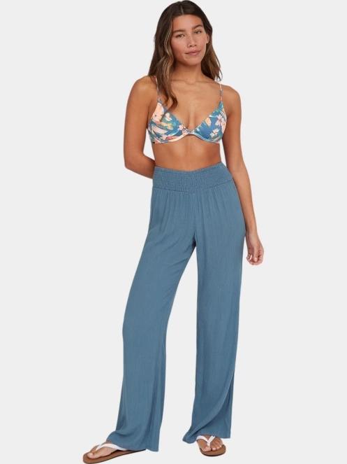 pantaloni lungi pt. femei O'Neill Johnny Smocked Waist Pants albastru 6