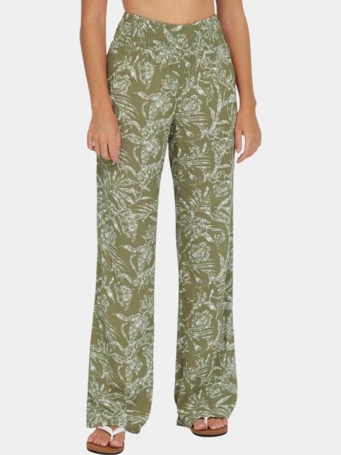 pantaloni lungi pt. femei O'Neill Johnny Smocked Waist Pants verde 2