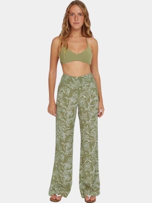 pantaloni lungi pt. femei O'Neill Johnny Smocked Waist Pants verde 5