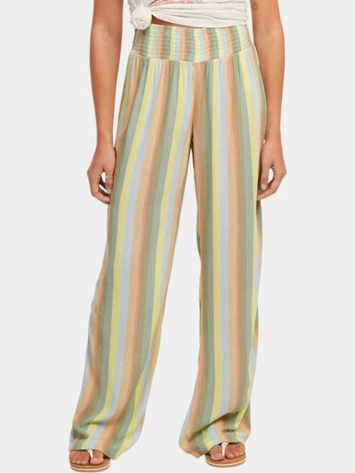 pantaloni de vara pt. femei O'Neill Johnny Smocked Waist Pants verde 2