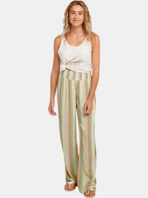 pantaloni de vara pt. femei O'Neill Johnny Smocked Waist Pants verde 5
