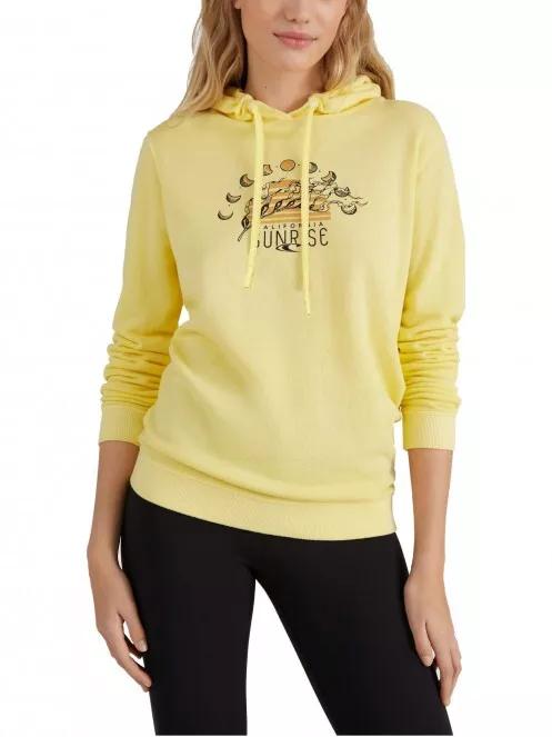 pulover cu gluga pt. femei O'Neill Sunrise Hoodie galben 2
