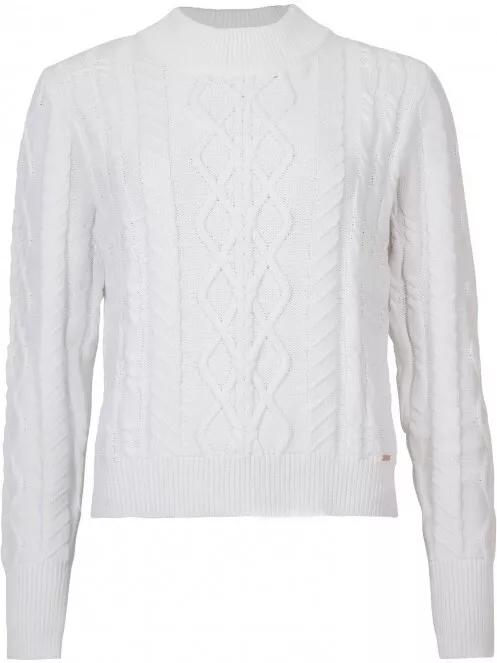 pulover tricotat pt. femei O'Neill Cable Knit Pullover alb 5