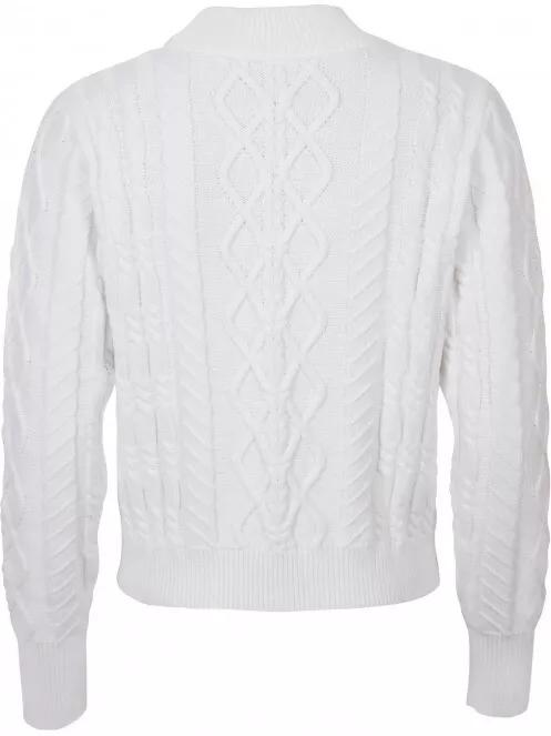 pulover tricotat pt. femei O'Neill Cable Knit Pullover alb 6