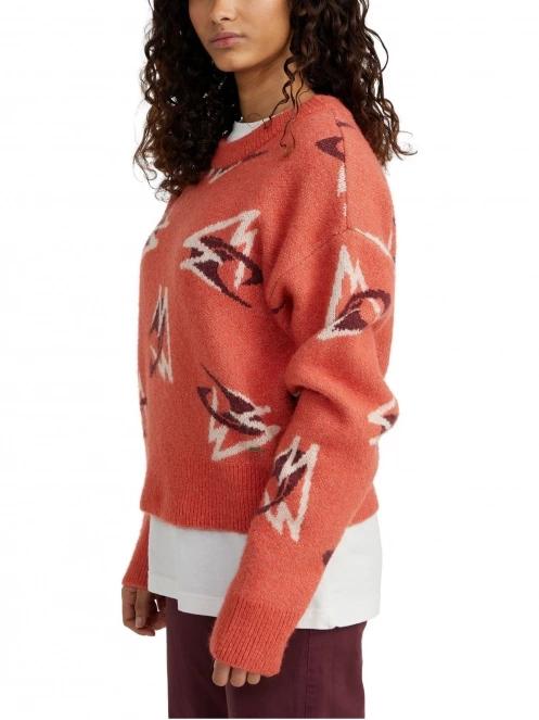 pulover tricotat pt. femei O'Neill Anchorage Knit Pullover rosu 3