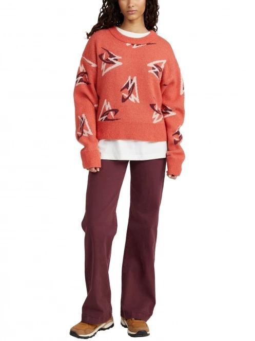 pulover tricotat pt. femei O'Neill Anchorage Knit Pullover rosu 5