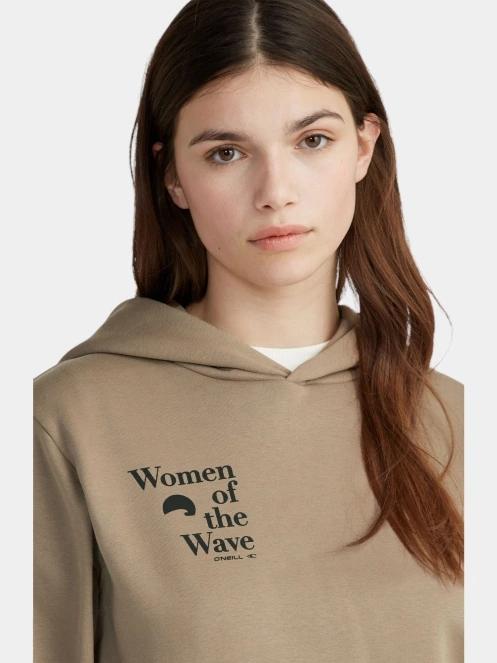 pulover cu gluga pt. femei O'Neill Noos Wow Hoodie maro 5