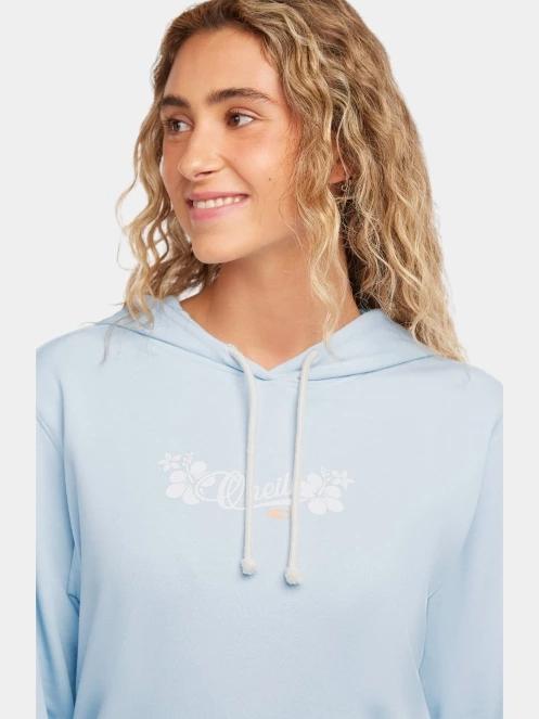 pulover cu gluga pt. femei O'Neill Essentials O'Neill Script Hoodie albastru deschis 6