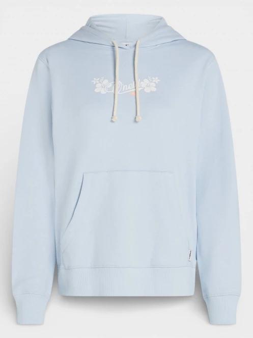 pulover cu gluga pt. femei O'Neill Essentials O'Neill Script Hoodie albastru deschis 7