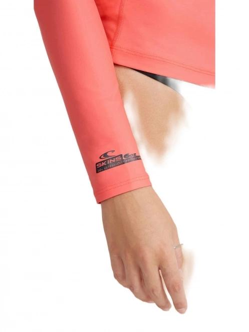 lycra cu maneci lungi pt. femei O'Neill Essentials Bidart  Skin L/Slv rosu 5