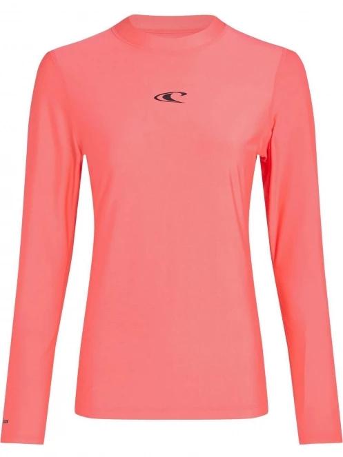 lycra cu maneci lungi pt. femei O'Neill Essentials Bidart  Skin L/Slv rosu 6