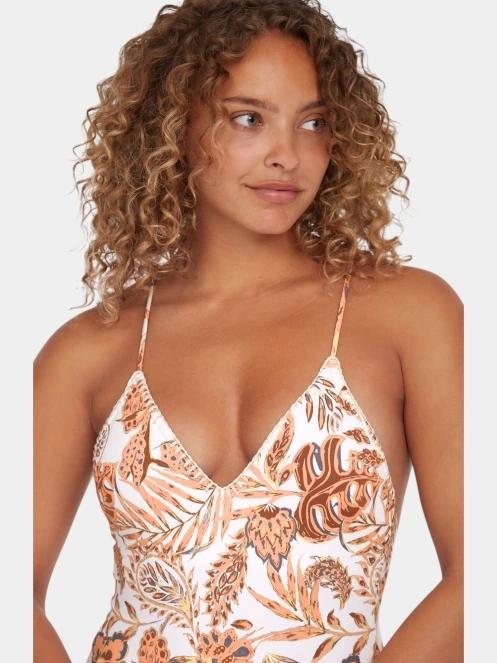 costum de baie pt. femei O'Neill Saltwater Jaida Crochet Swimsuit portocaliu 5
