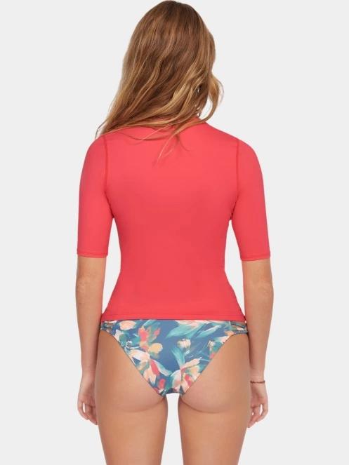 lycra cu maneci scurte pt. femei O'Neill Essentials Skin S/SLV roz 4