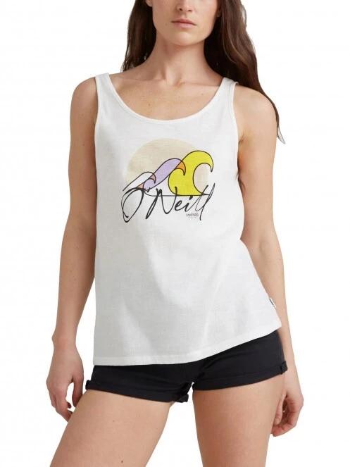 tricou fara maneci pt. femei O'Neill Luana Graphic Tank Top alb 2