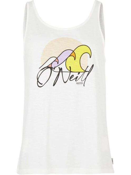 tricou fara maneci pt. femei O'Neill Luana Graphic Tank Top alb 6