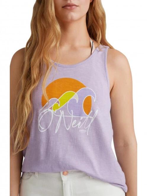 tricou fara maneci pt. femei O'Neill Luana Graphic Tank Top violet 4