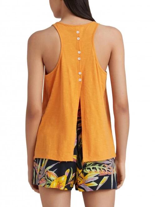 tricou fara maneci pt. femei O'Neill Ella Button Back Tank Top portocaliu 3