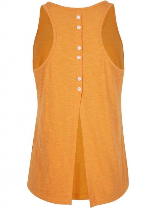 tricou fara maneci pt. femei O'Neill Ella Button Back Tank Top portocaliu 7