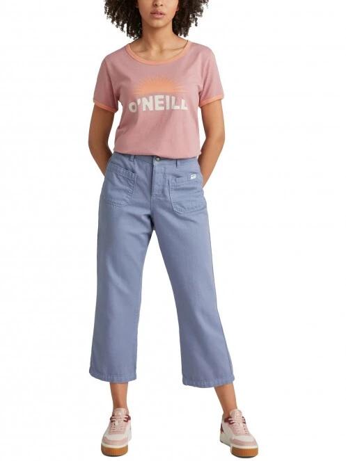 tricou cu maneci scurte pt. femei O'Neill Marri Ringer T-Shirt roz 5