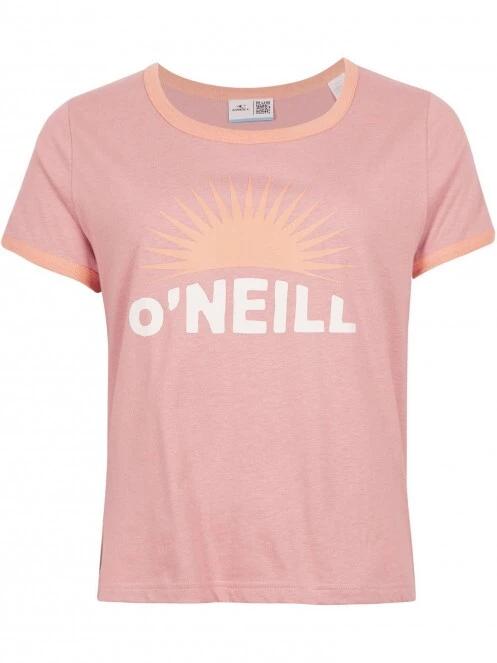tricou cu maneci scurte pt. femei O'Neill Marri Ringer T-Shirt roz 6
