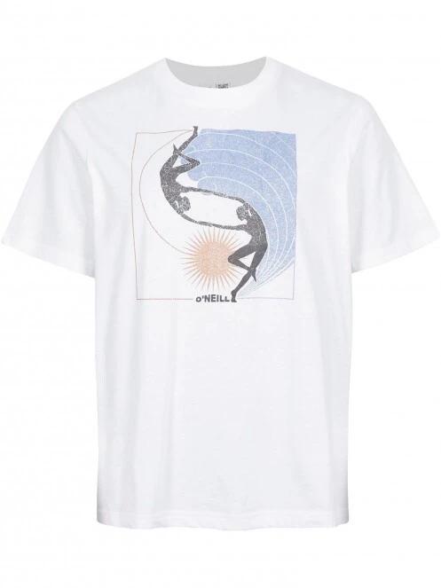 tricou cu maneci scurte pt. femei O'Neill Allora Graphic T-Shirt alb 2