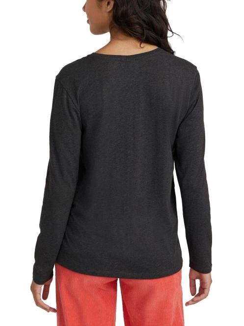 tricou cu maneci lungi pt. femei O'Neill Essential T-Shirt L/Slv negru 3