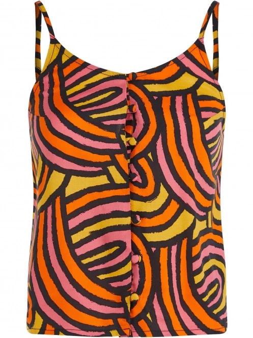 top pt. femei O'Neill Tiare Woven Tank Top multicolor 6