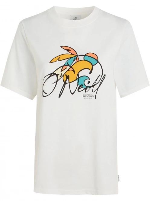 tricou cu maneci scurte pt. femei O'Neill Luano Graphic T-Shirt alb 6