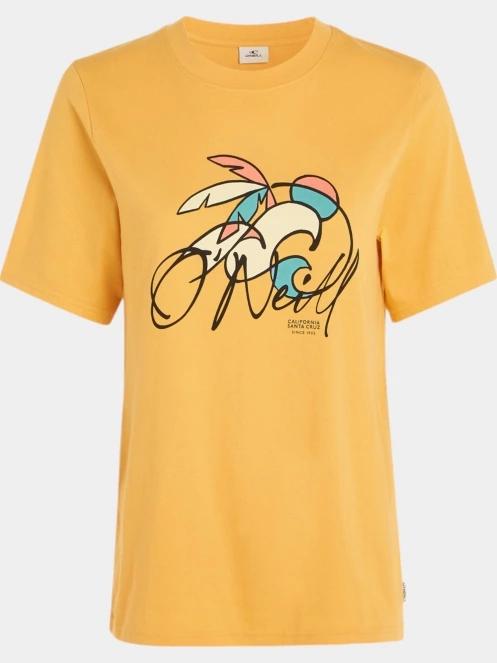 tricou cu maneci scurte pt. femei O'Neill Luano Graphic T-Shirt galben 6