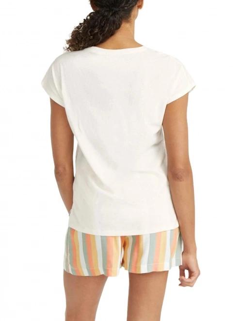 tricou cu maneci scurte pt. femei O'Neill Essentials O'Neill Signature T-Shirt alb 3