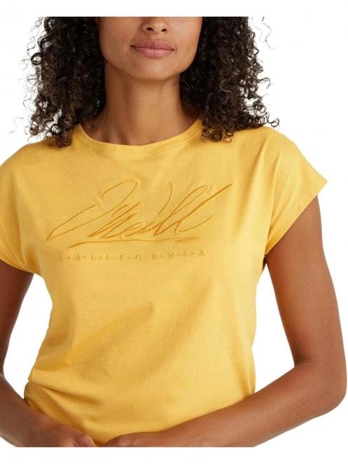tricou cu maneci scurte pt. femei O'Neill Essentials O'Neill Signature T-Shirt galben 5