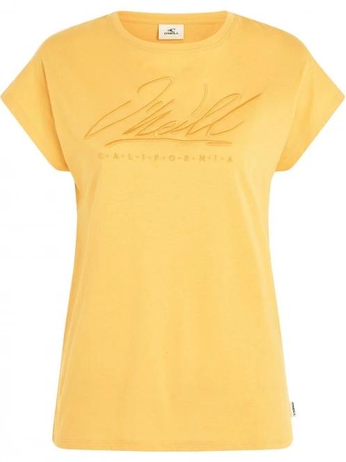 tricou cu maneci scurte pt. femei O'Neill Essentials O'Neill Signature T-Shirt galben 6