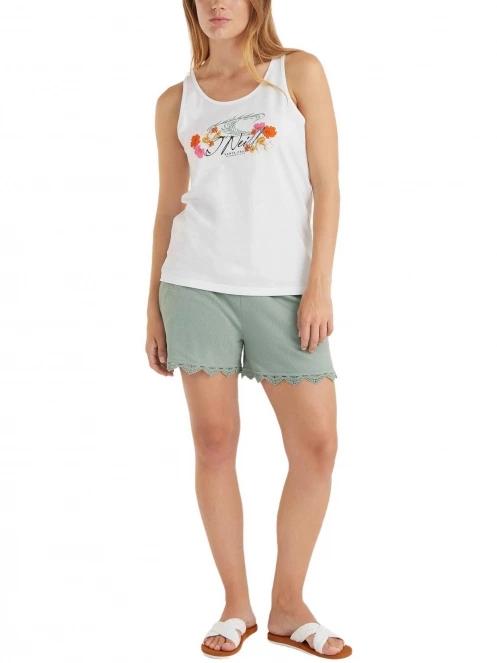 bluza tank pt. femei O'Neill Luana Graphic Tank Top alb 4