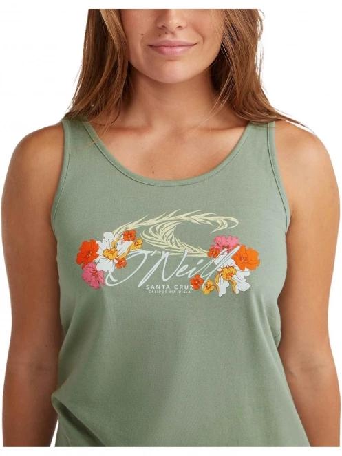 bluza tank pt. femei O'Neill Luana Graphic Tank Top verde 5
