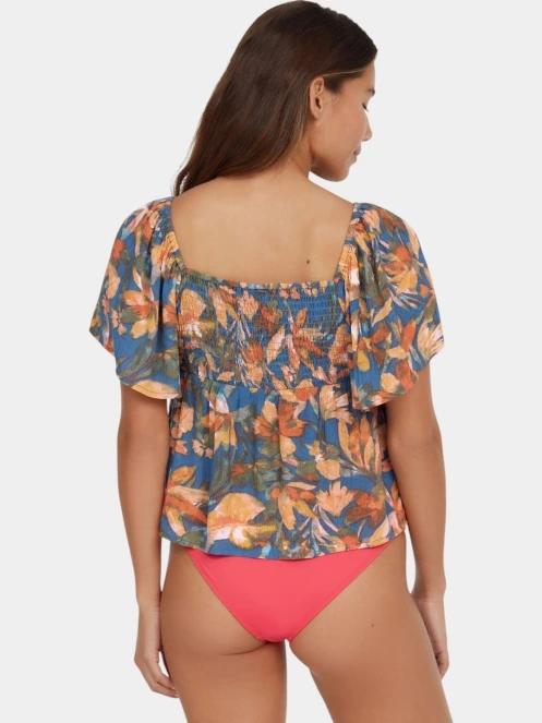 tricou cu maneci scurte pt. femei O'Neill Hughes Woven Top multicolor 3