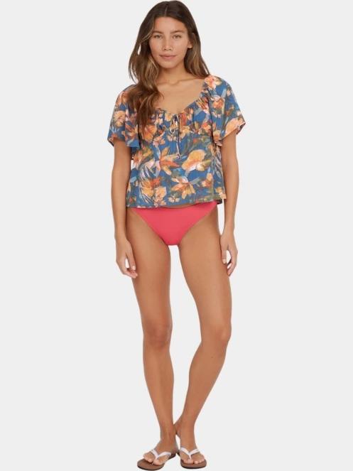 tricou cu maneci scurte pt. femei O'Neill Hughes Woven Top multicolor 4