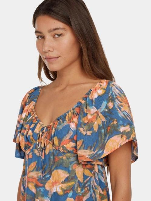 tricou cu maneci scurte pt. femei O'Neill Hughes Woven Top multicolor 5
