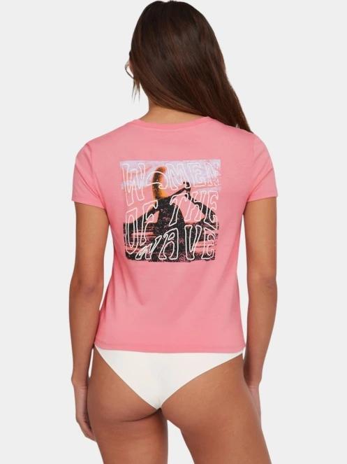 tricou cu maneci scurte pt. femei O'Neill Wow T-Shirt roz 3