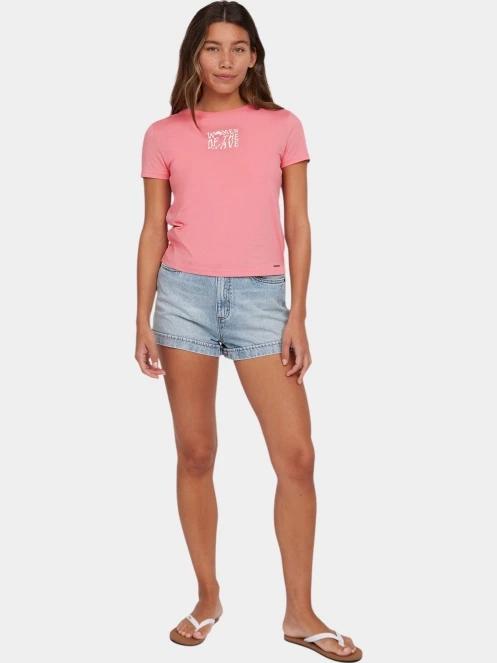 tricou cu maneci scurte pt. femei O'Neill Wow T-Shirt roz 4
