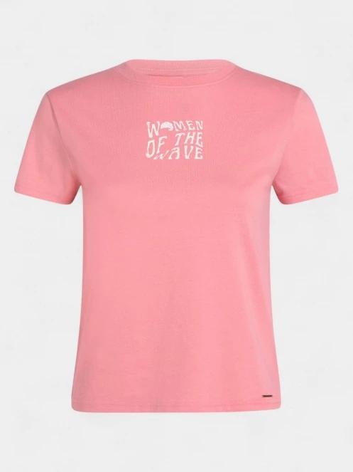 tricou cu maneci scurte pt. femei O'Neill Wow T-Shirt roz 6